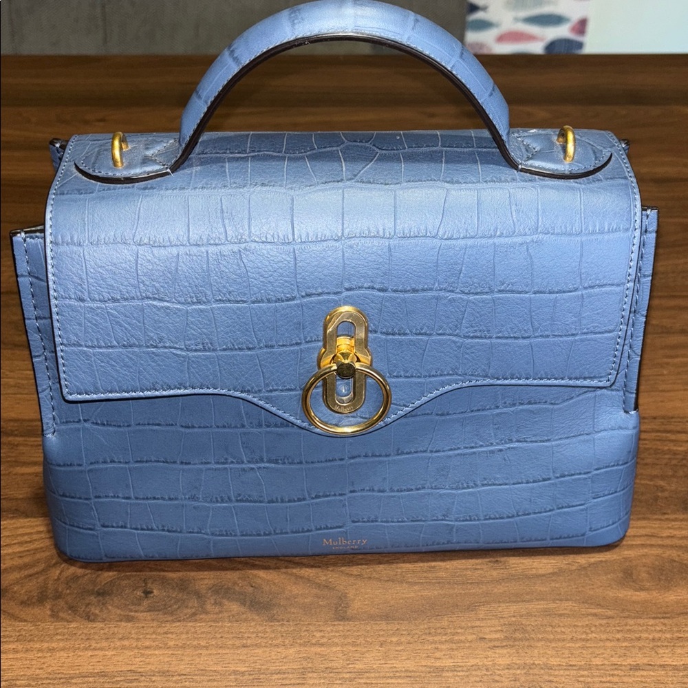 Mulberry Small Croc-Embossed Bag